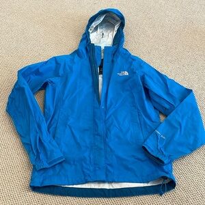 The North Face - Turquoise Blue Hyvent 2.5 Rain/Wind Hooded Jacket - Sz XS